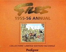 Giles 1955-56 Annual: Tenth series by Giles Hardback Book The Cheap Fast Free