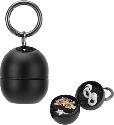 Jewelry Ring Holder Keychain,Portable Travel Sports Ring Keeper Case