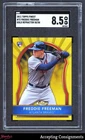 2011 Finest Gold Refractor #72 Freddie Freeman ROOKIE RC 50/50 SGC 8.5 BRAVES