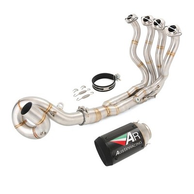 For Kawasaki Ninja ZX6R ZX636 2009-2023 Full Exhaust System Header Pipe Muffler