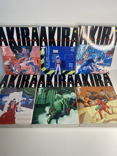 AKIRA Volumes 1-6 Complete Set Katsuhiro Otomo, Kodansha English Manga + Dvd - Picture 4 of 4