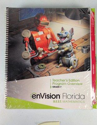 Pearson enVision Florida B.E.S.T. Math Grade 7 Teacher's Edition Spiral Bound