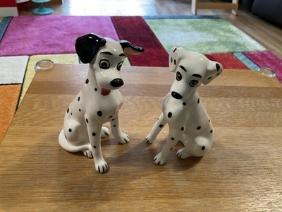 Disney Pongo und Perdita Figur Walt Disney Produktion Japan selten 101 Dalmatiner