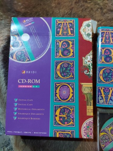 ARIDI CD-ROM Decorative Art High quality collection of clip art , initial...