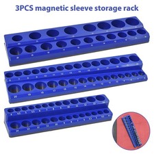 1/4 3/8 1/2Zoll Steckschl&uuml;ssel Organizer Magnethalter Nusshalter Stecknussleiste