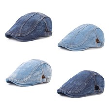 Polyester Fashion Newsboys Cap Men Woman Casual Beret Flat Cap Soft Driving Hat
