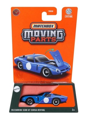 2025 MATCHBOX BIZZARRINI 5300 GT CORSA REVIVAL (BLUE) MOVING PARTS  