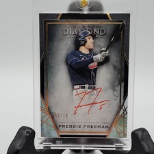 2022 Topps Diamond Icons Red Ink Autograph #RI-FF FREDDIE FREEMAN #9/10 🔥🔥