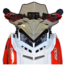Powermadd Cobra Windshield-16in.-Tinted for 2022 Polaris Patriot Boost RMK