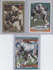 Lot of 34 Different Richmond Webb Football Cards