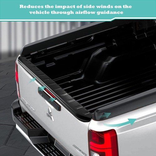 Rail Spoiler Tail Gate Protector Tailgate Cover For Mitsubishi Triton MV 2024+ - Picture 3 of 8