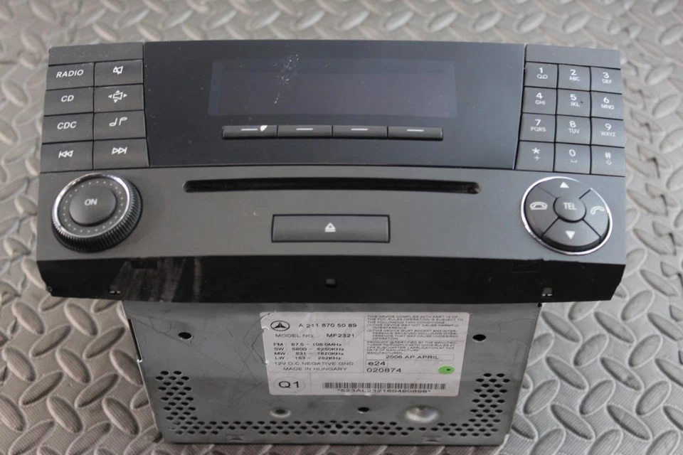 60008 Autoradio Radio CD Player A2118705089 Mercedes-benz E 220 T CDI 211 - Bild 2 von 4
