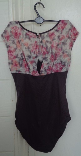 Autograph size 10 grey mix light control leotard NEW WITH TAGS!!! - Picture 4 of 4