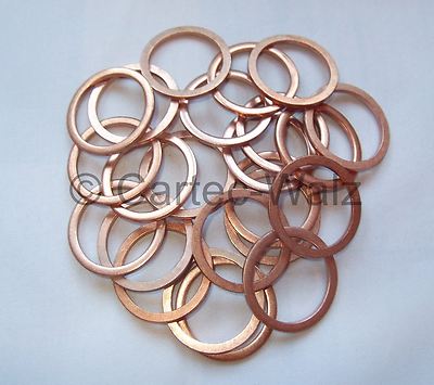 100 Piece Copper Rings for Cu Gasket 21x28x1.5MM din 7603 Form A