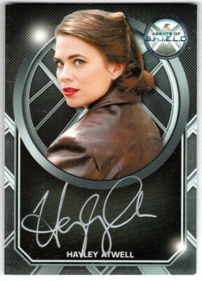 MARVEL: AGENTS OF SHIELD SEASON 2 HAYLEY ATWELL AS PEGGY CARTER AB EXC AUTOGRAPH