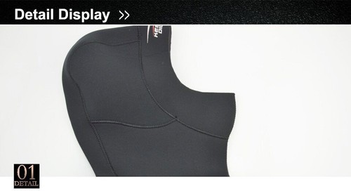 Capucha de buceo de neopreno de 3 mm con hombro equipo de snorkel gorra - Imagen 12 de 27