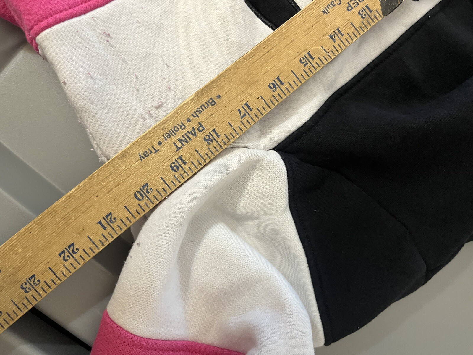 FILA AUTENTICA FELPA DONNA ROSA COLORBLOCK FELPA MANICA LUNGA TAGLIA XL