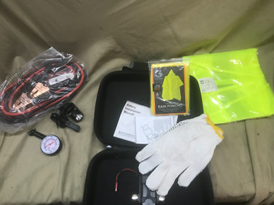 Smartgear Emergency Kit 7 Piece Roadside STG-6670-KB w/ Jumper Cables Headlamp