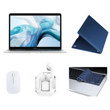 Apple MacBook Air Core i3 8GB RAM 128GB SSD 13" Silver MWTK2LL/A - BUNDLE