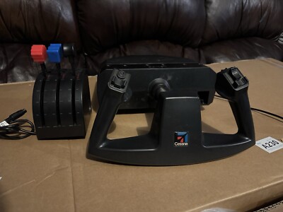 Saitek Pro Flight Cessna Yoke System and Flight Throttle Quadrant Model # 43210