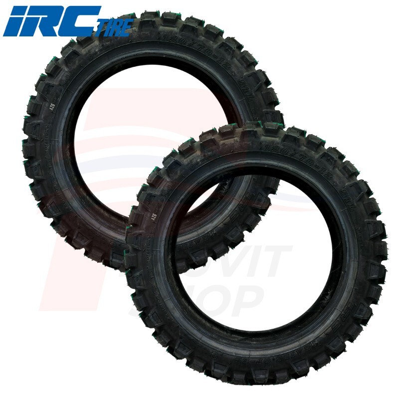 IRC GP22 100/90-12+120/70-12 T/L Dual Sport tire For Kawasaki Z