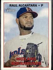 2016 Topps Heritage Minor League Raul Alcantara  #115  3 Card Lot
