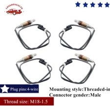 4 O2 Oxygen Sensor Front & Rear Down & Upstream For 94-10 Mustang Explorer Focus