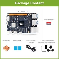 Waveshare D-Robotics RDK X5 Development Board, Powered By Sunrise 5 Chip Octa