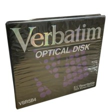 Verbatim VBR5B4 5-1/4" Rewritable Optical Disk Formatted 1024 Bytes/Sector