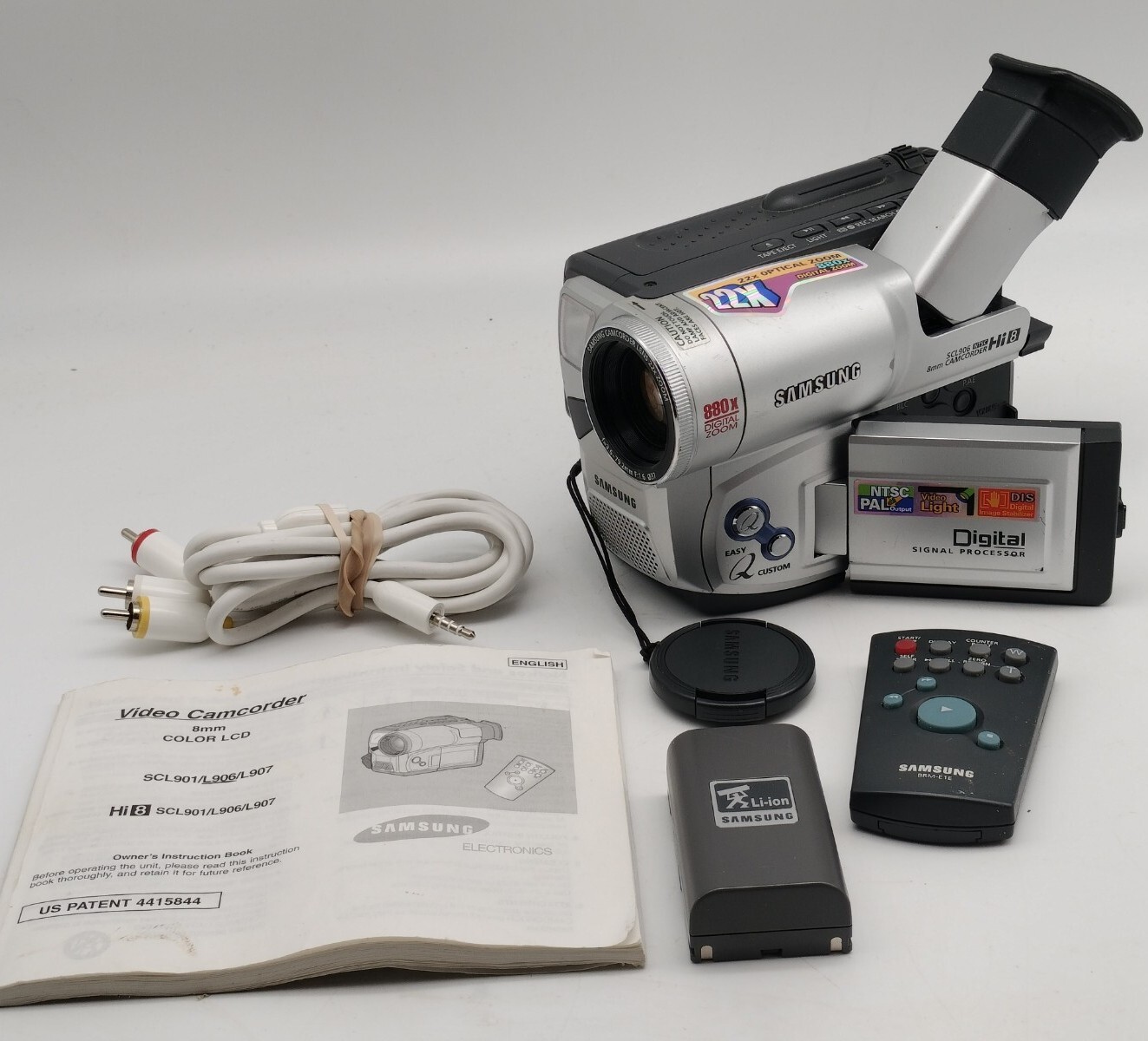 Samsung SCL906 Camcorder Video Transfer W/ Battery, Remote, & Manual