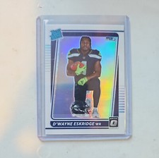 2021 Panini Donruss Optic Football Rookie Variation Dwayne Eskridge