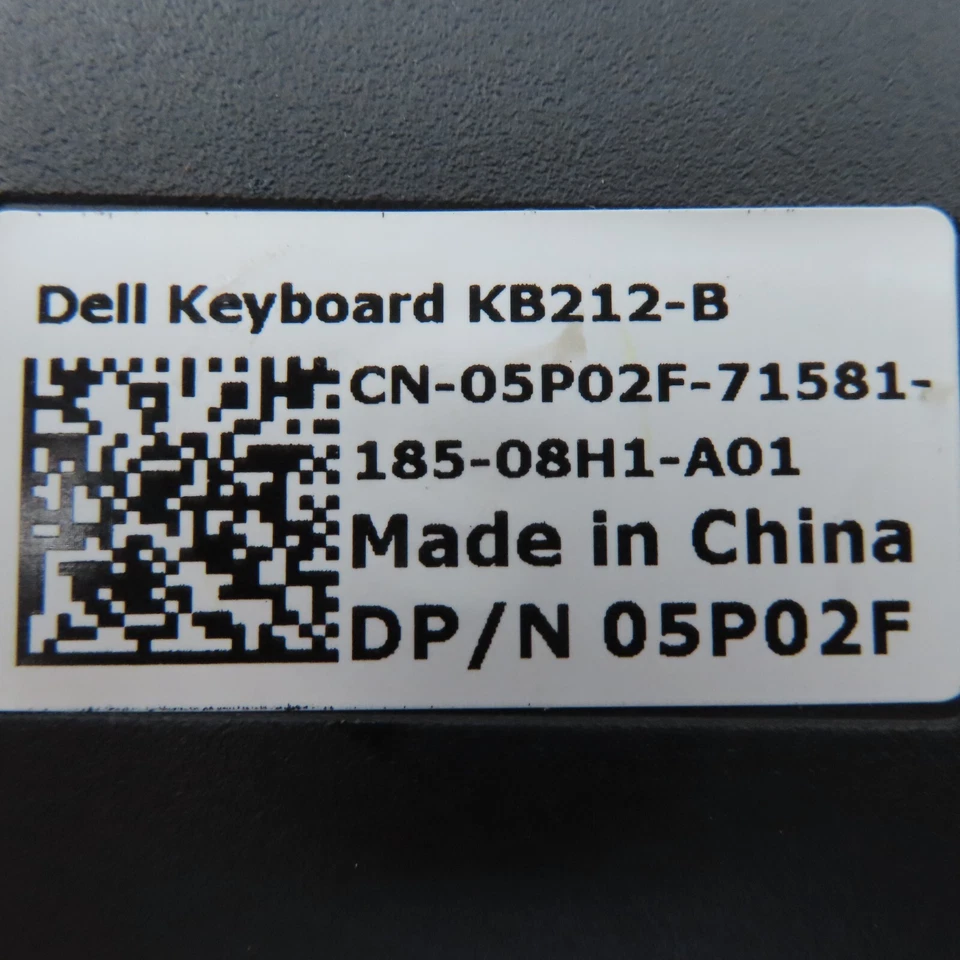 Lote de 15 teclado silencioso ergonómico con cable USB Dell KB212-B Foto 3 de 4