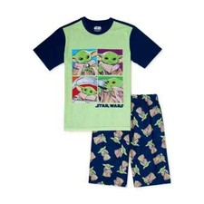 Star Wars Boys' Short Sleeve Shirt and Shorts Pajama Set-Medium 8-NWT