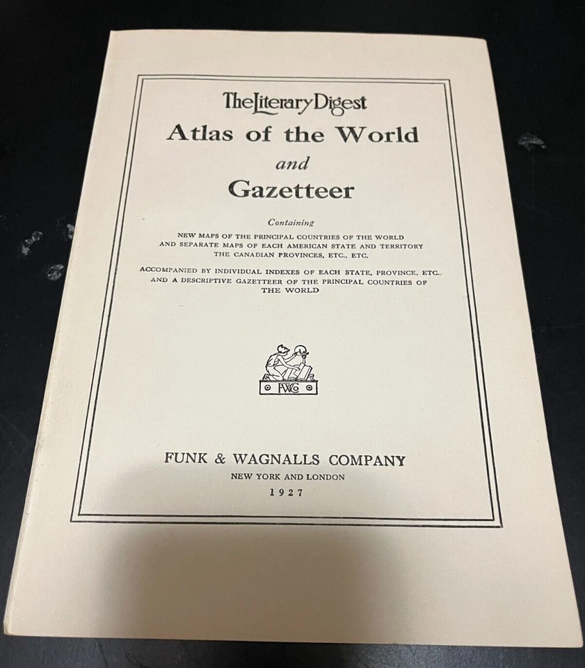 1927 Map of JAPAN & KOREA by C. S. Hammond Large 10" x 13" Frame SEE DESCRIP - Image 3 of 3