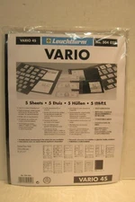 Pack of 5 Lighthouse Leuchtturm #304025 Vario Stamp Stock Pages #4S