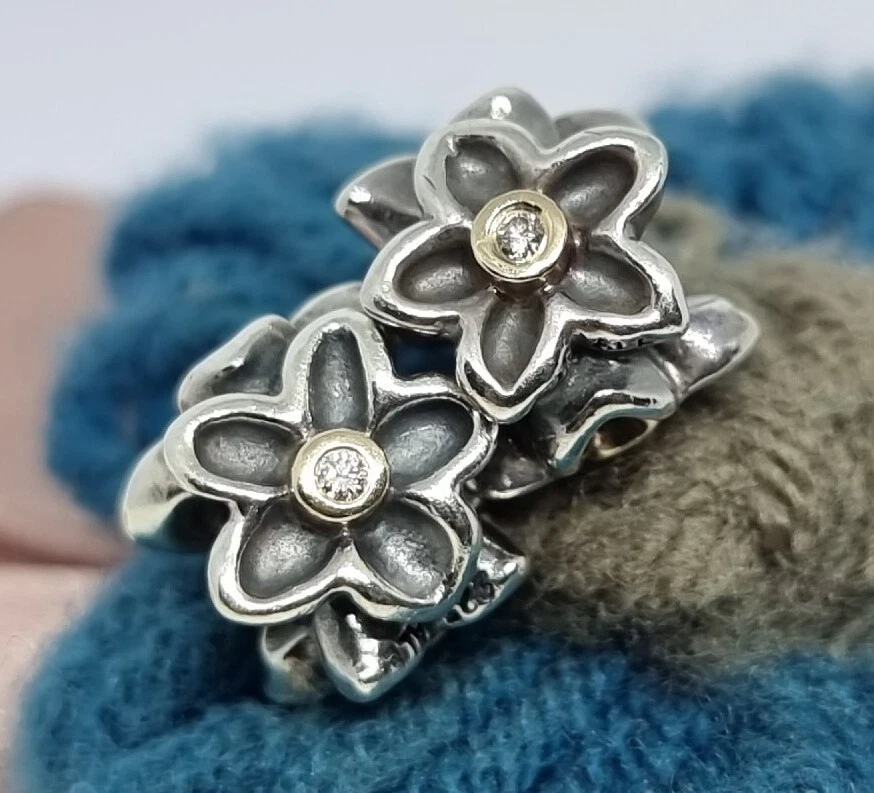 Silver daisy flower charms, Stainless steel jewelry making supplies