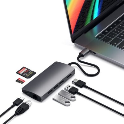 Satechi Aluminum Multi-Port Adapter V2 4K HDMI