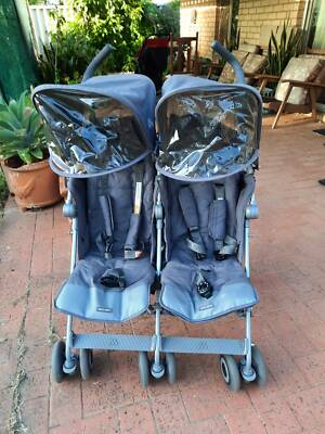 maclaren double stroller used