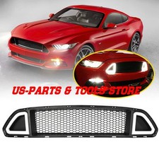 Do Ford Mustang Osłona chłodnicy Grill DRL Grill przedni 2015 2017 LED Grill kratowy DRL