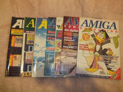 Amiga Computing Issues x7 - Retro Computing