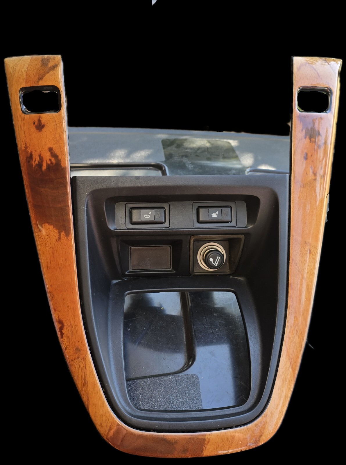 1999-2003 LEXUS RX300 SHIFTER BEZEL TRIM INTERIOR CENTER COVER WOOD GRAIN OEM