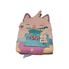 Squishmallows Hooded Towel Unicorn 24x50 Kids Beach Bath Wrap New