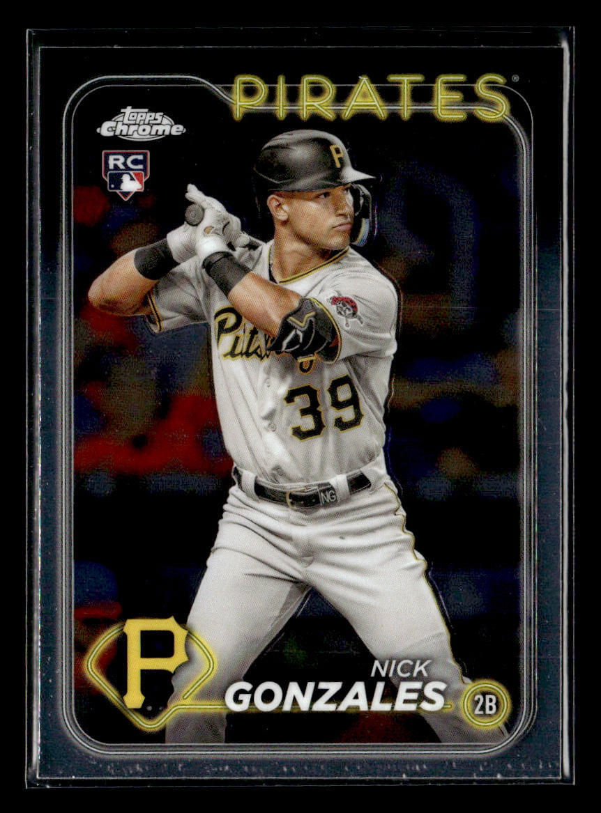 2024 Topps Chrome #72 Nick Gonzales Rookie Card Pirates