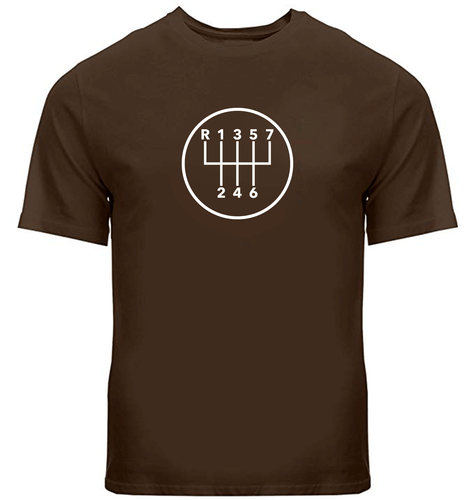Manual Transmission Shift Pattern 7 Speed Stick Shirts Unisex Mens Tee T-Shirt  - Picture 1 of 34