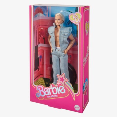 Ken Doll Wearing Denim Matching Set Barbie The Movie Barbie