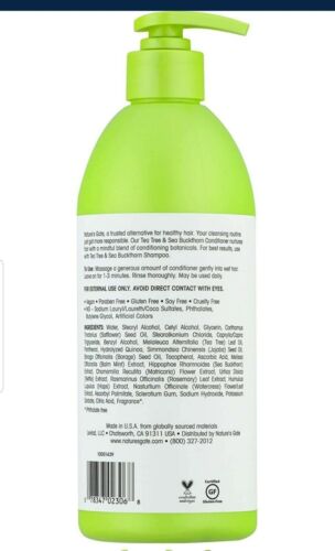 Lot of 2 Nature’s Gate Tea Tree + Sea Buckthorn Calming Conditioner 18oz Each - Picture 2 of 2