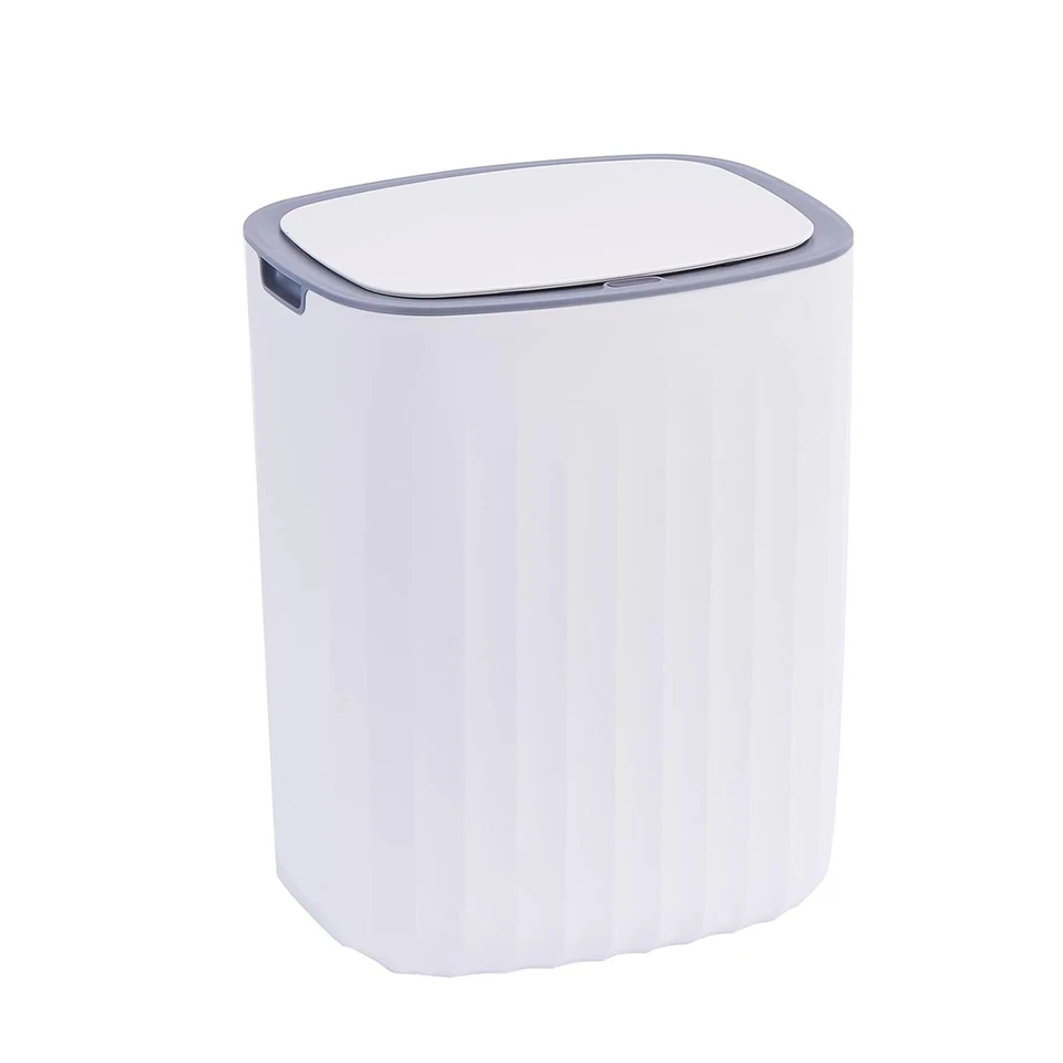 Poubelle de chambre à coucher étanche à détecteur de mouvement de 10 litres - Photo 1/4