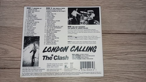 London Calling The Clash 25th Anniversary CD/DVD Booklet Very Good Condition - Picture 8 of 8