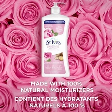 St. Ives Smoothing Moisturizers Body Lotion Rose &Argan Oil 21 FL OZ (Pack of 1)