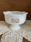 Vintage Avon ovaler Standfuß Milchglasschale